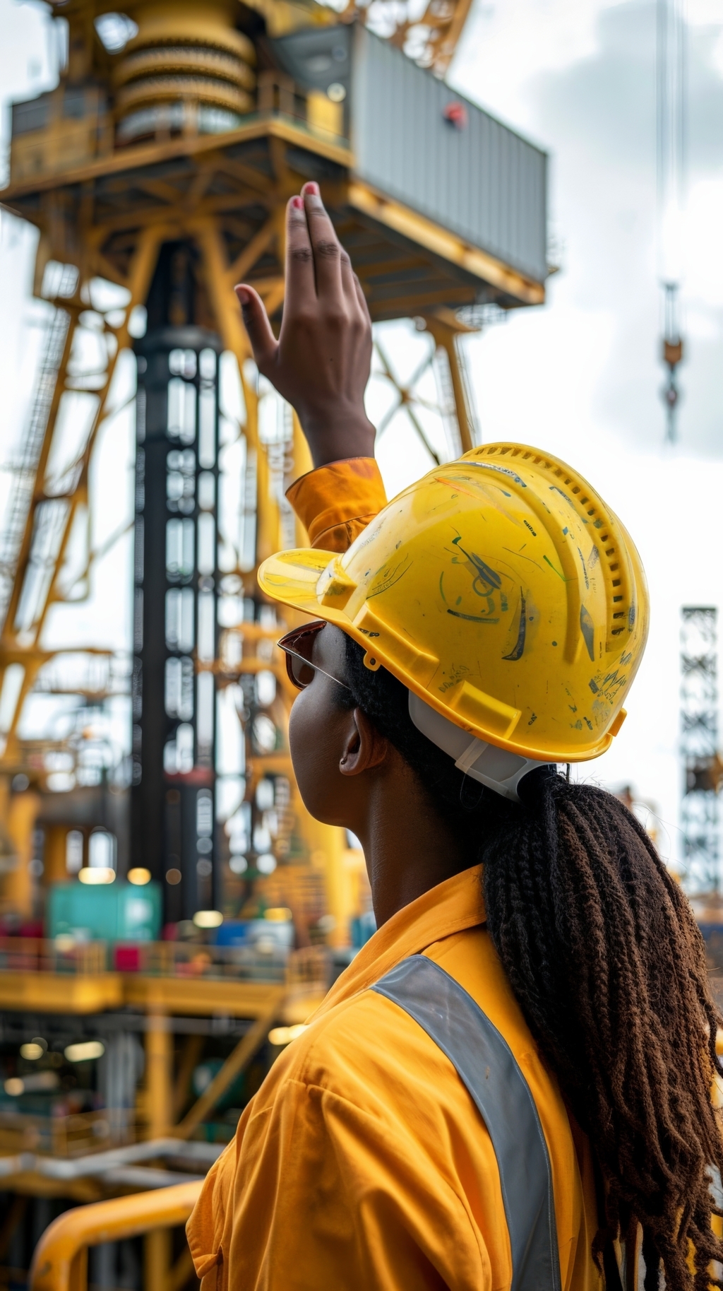 Heavy construction site